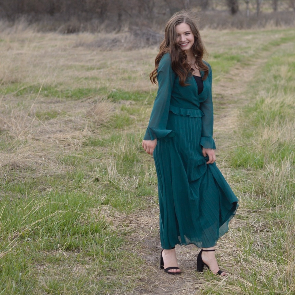 ASOS Green Formal Dress